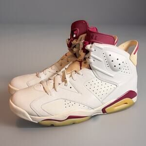 Nike Air Jordan 6 Retro 2015 Maroon Size 13 384664-116